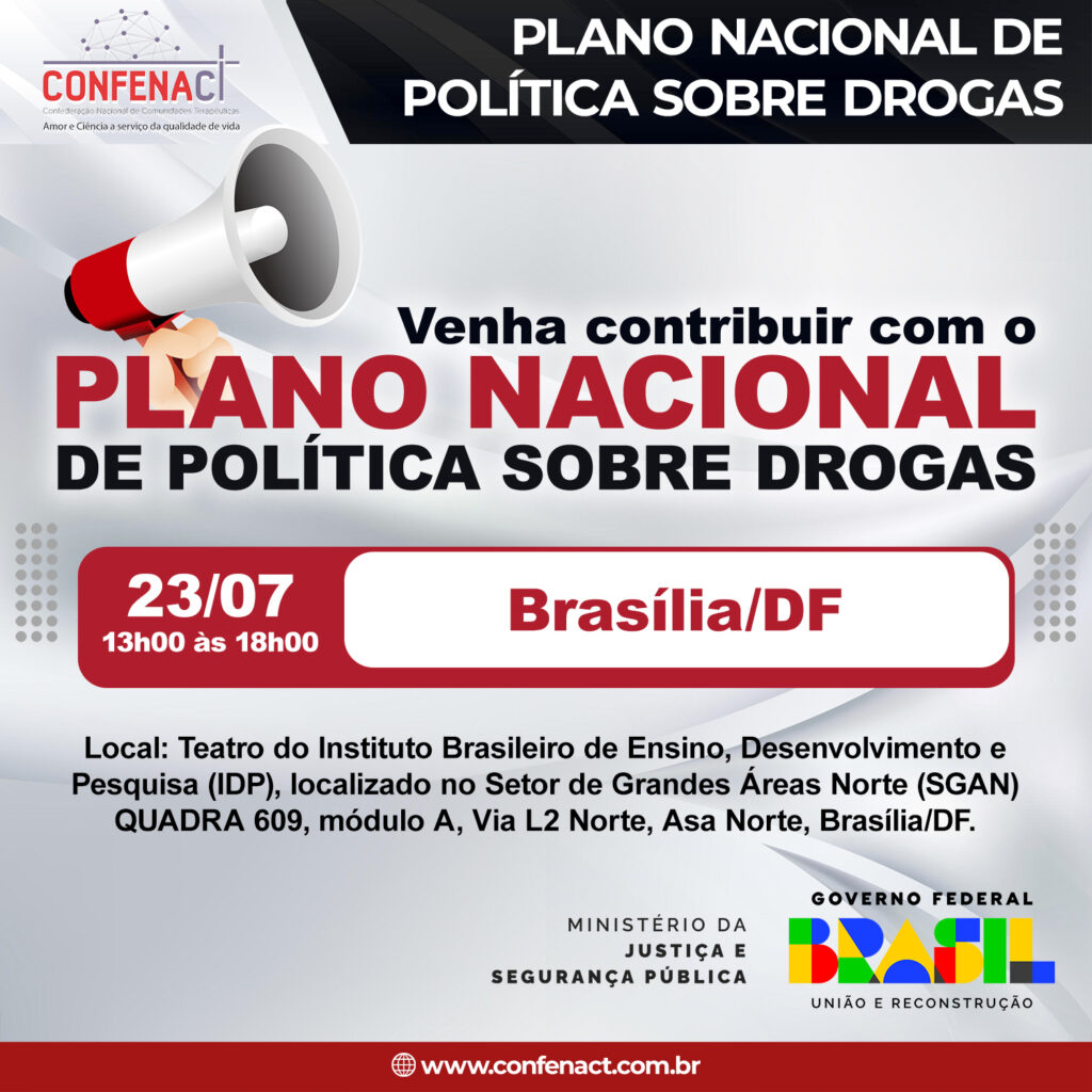 PLANO NACIONAL DE POLÍTICA SOBRE DROGAS
